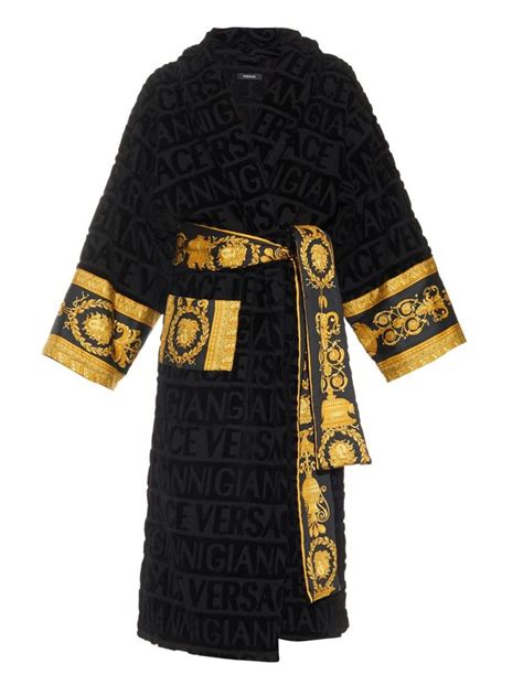 dressing gown versace|alibaba versace bathrobe.